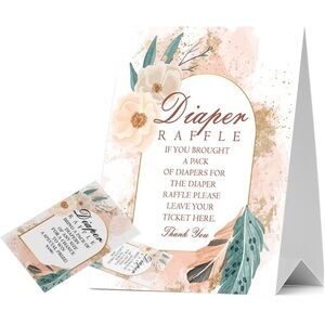 Baby Shower Diaper Raffle BRAND NEW